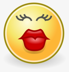 Kiss Clipart Small - Kiss Face, HD Png Download, Transparent PNG