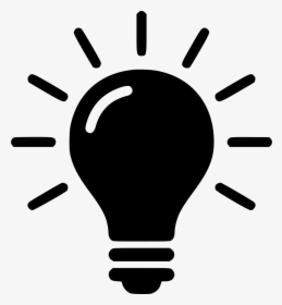 Bulb Png -png File Svg - Sun Black And White, Transparent Png, Transparent PNG