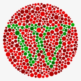 A Cirlce Filled With Dots Of Varying Sizes All In Arying - Red Green Color Blindness, HD Png Download, Transparent PNG