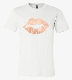 Lip Print Lipstick Kiss Shirt- - T Shirt Shit Happens, HD Png Download, Transparent PNG