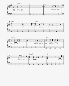 Im Still Standing Piano Sheet Music, HD Png Download, Transparent PNG