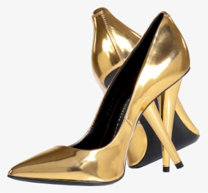 Gold Shoes Png - Gold High Heels Png, Transparent Png, Transparent PNG
