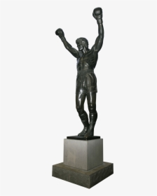 Sylvester Stallone Statue Png Image Free Download Searchpng - Rocky Statue Clear Background, Transparent Png, Transparent PNG