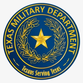 Texas Military Department Seal - Circle, HD Png Download, Transparent PNG