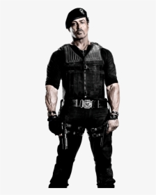 The Expendables Sylvester Stallone Front - Expendables Stallone, HD Png Download, Transparent PNG