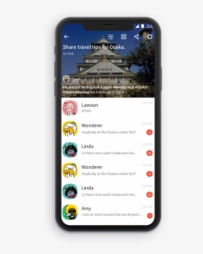Chatting Application Development - Osaka Castle, HD Png Download, Transparent PNG