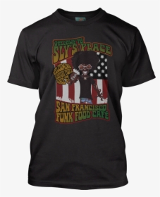 Sylvester Sly Stone Sly And The Family Stone Inspired - T Shirt Charlie Parker, HD Png Download, Transparent PNG