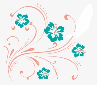 Flower Scroll Cliparts, HD Png Download, Transparent PNG