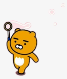 #ryan #ryanbear #ryankakao #kakaotalk #cute - Cartoon, HD Png Download, Transparent PNG