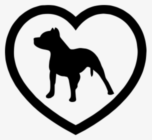 Pit Bull Silhouette, HD Png Download, Transparent PNG