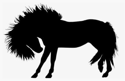 Animal, Equine, Horse, Silhouette, Stallion, Wild - Redbubble Horse Stickers, HD Png Download, Transparent PNG