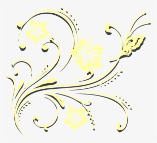 Butterfly Scroll Svg Clip Arts, HD Png Download, Transparent PNG