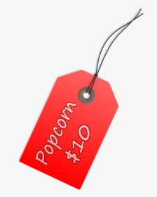 To Price Or Not To Price For Popcorn Sales Popcorn - Price Tag Png Gif, Transparent Png, Transparent PNG