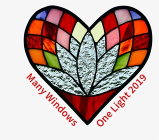 Transparent Kwanzaa Candles Png - Stained Glass Heart, Png Download, Transparent PNG