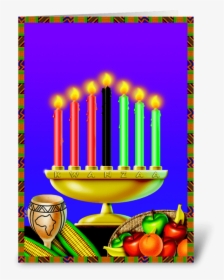 Kwanzaa Greeting Card - Hanukkah, HD Png Download, Transparent PNG