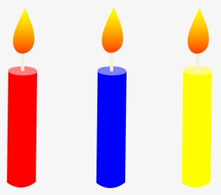 Birthday Candles Clipart - Candle Clipart, HD Png Download, Transparent PNG