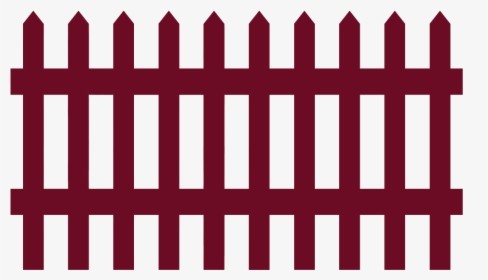 Panama City Fence Contractor - Png Red Picket Fence, Transparent Png, Transparent PNG
