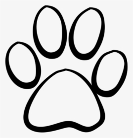 Claws Clipart Dog Claw - Paw Black And White Clipart, HD Png Download, Transparent PNG