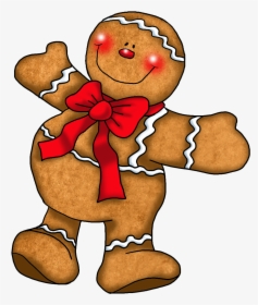 Christmas Tree Clipart Gingerbread - Gingerbread Men Clipart, HD Png Download, Transparent PNG