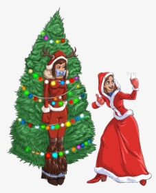 Bunny & Alissa Christmas Large - Christmas Day, HD Png Download, Transparent PNG