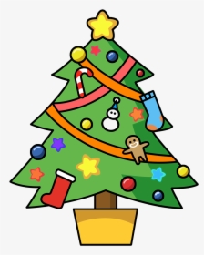 Christmas Clip Art Free Clipart Images St - Christmas Tree Clipart Cute, HD Png Download, Transparent PNG