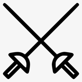 Fencing Sowrd Fight Fence - Fencing Icon Png, Transparent Png, Transparent PNG