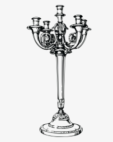 Free Clipart Of A Candle Stick - Candelabrum Clipart, HD Png Download, Transparent PNG