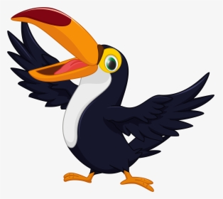 B D F Orig Cute Pinterest - Cartoon Toucan Bird, HD Png Download, Transparent PNG