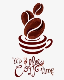 Coffee Logo Png Clipart - It's Coffee Time Png, Transparent Png, Transparent PNG