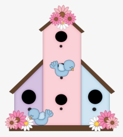 Cute Birdhouse Clipart Free Images Clipartandscrap - Cute Bird House Images Clipart, HD Png Download, Transparent PNG