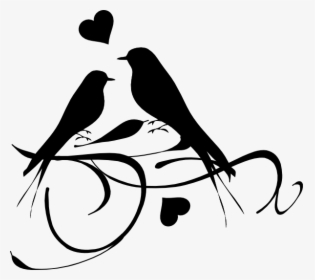 Love Tattoo Clipart Love Bird - Clipart Wedding Dove Png, Transparent Png, Transparent PNG