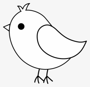 Clip Art Colorable Bird Drawing A - Cute Bird Clip Art, HD Png Download, Transparent PNG