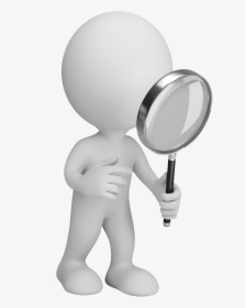 Transparent Magnifying Glass Png No Background - Person Transparent Background Magnifying Glass Clipart, Png Download, Transparent PNG