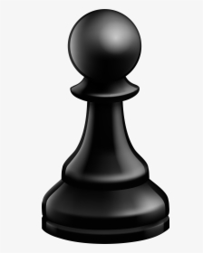Pawn Black Chess Piece Png Clip Art - Chess Pieces Transparent Png, Png Download, Transparent PNG