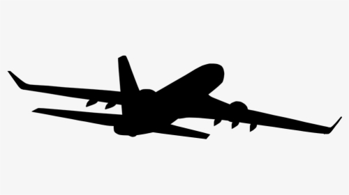 Airplane Png Download - Transparent Background Silhouette Of Airplane, Png Download, Transparent PNG