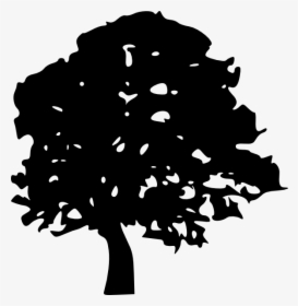 Apple Clipart Silhouette - Apple Tree Silhouette Png, Transparent Png, Transparent PNG