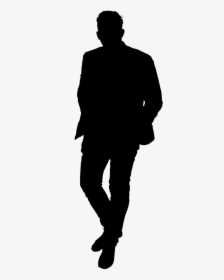 Man Silhouette Transparent Images - Man Standing Silhouette Png, Png Download, Transparent PNG