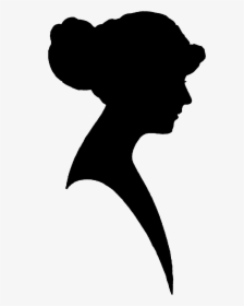 Vintage Woman Silhouette Png, Transparent Png, Transparent PNG