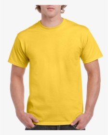 Full Color Shirts - Yellow T Shirt Plain, HD Png Download, Transparent PNG