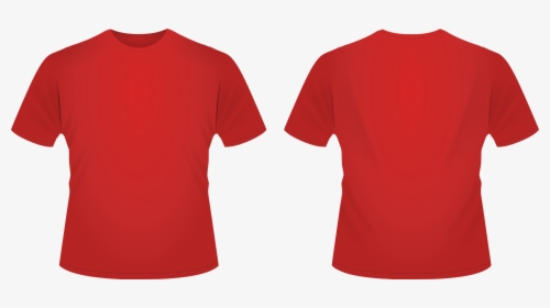 T Shirt Svg By Danrabbit - T Shirt Design Template Red, HD Png Download ...