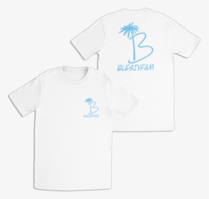 Fam Palm White T-shirt - Active Shirt, HD Png Download, Transparent PNG