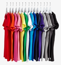 Private Label T-shirt Manufacturer - T Shirts On Hangers Png, Transparent Png, Transparent PNG