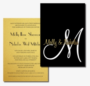 Two Sided Invitation - Wedding, HD Png Download, Transparent PNG