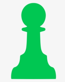 Silhouette Staunton Chess Piece Pawn / Peón Clip Arts - Chess Icon Green Png, Transparent Png, Transparent PNG