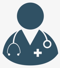 Blue Veterinarian Icon - Doctor Clipart Black And White, HD Png Download, Transparent PNG