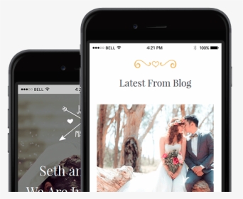 Wedding Wordpress Theme Responsive Events Templates - Iphone, HD Png Download, Transparent PNG