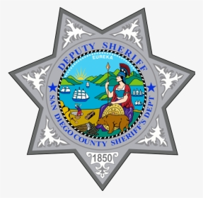 Badge Of The San Diego County Sheriff S Department - San Diego Sheriff Department Badge, HD Png Download, Transparent PNG