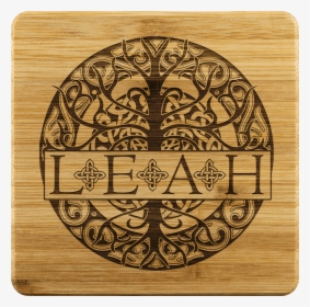 Celtic Leah Tree Bamboo Coasters   Class, HD Png Download, Transparent PNG