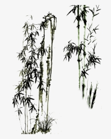 Paper Bamboo Eight Eccentrics - Chinese Painting Bamboo Png, Transparent Png, Transparent PNG