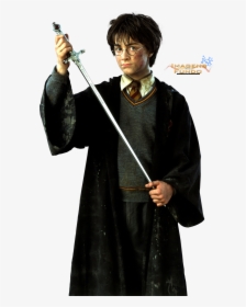 Imagem - Harry Potter Holding Sword, HD Png Download, Transparent PNG